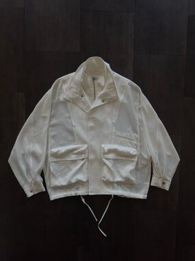 THE BREYA FLUID JACKET IN WHITE BY THE FRANKIE SHOP